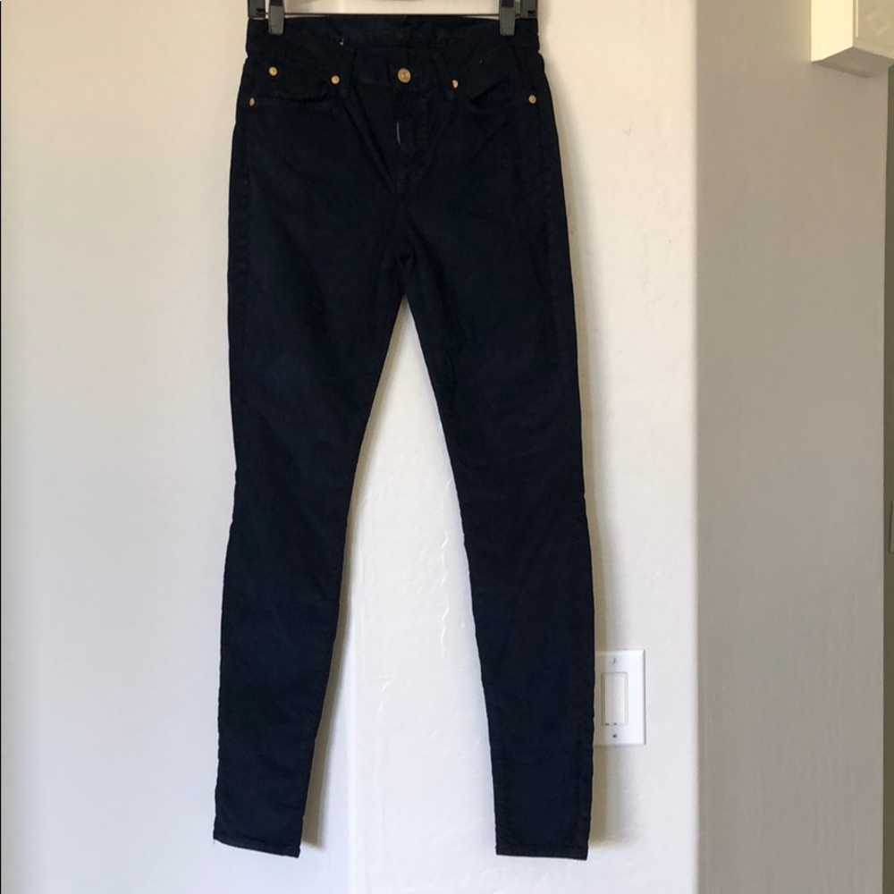 Navy blue corduroy jeans